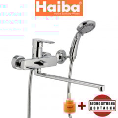 Змішувач для ванни, довгий ніс HAIBA Columbia EURO Chr-006 Харків