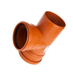 Тройник ПВХ канализация PipeLife SN4 250/110 45° Херсон