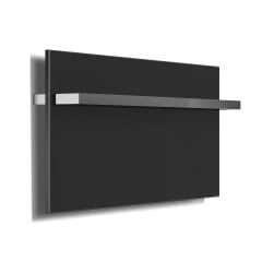 Рушникосушка електрична ONYX s1L 300x620 mm Чорний матовий Київ