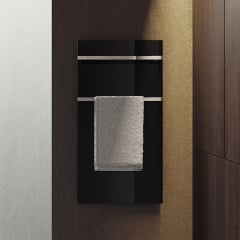 Рушникосушка електрична ONYX s2L 900x470 mm Чорний матовий Нововолинськ