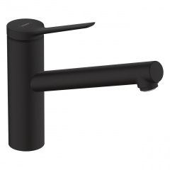 Hansgrohe ZESIS M33 смеситель для кухни 150, 1jet , черный матовый Ладан
