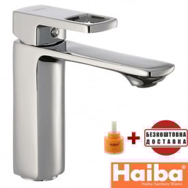 Змішувач для умивальника HAIBA FENIX (Chr-001)