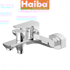 Змішувач для ванни короткий ніс HAIBA Oscar EURO (Chr-009)
