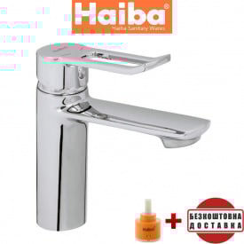 Змішувач для умивальника HAIBA ADEL (Chr-001)