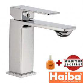 Змішувач для умивальника HAIBA MILLER (Chr-001)