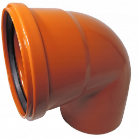 Коліно каналізаційне ПВХ PipeLife SN4 160 мм 45°