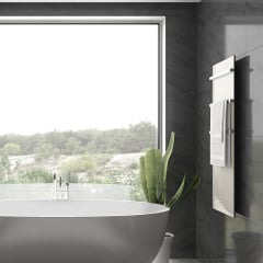 Полотенцесушитель электрический ONYX s3L 1200x470 mm Белый матовый Прилуки