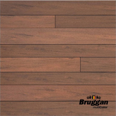 Терасна дошка двостороння BRUGGAN MULTICOLOR Cedar дерево-полімерна композитна дошка штучна для тераси та басейну коричнева