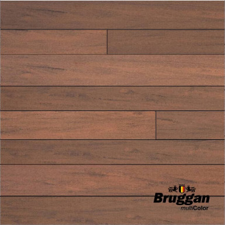 Терасна дошка двостороння BRUGGAN MULTICOLOR Cedar дерево-полімерна композитна дошка штучна для тераси та басейну коричнева
