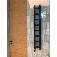 Полотенцесушитель водяной Terma Easy 1280x200 Black mat(9005 mat)
