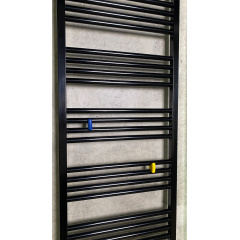 Полотенцесушитель водяной Terma Fiona 900x430 Black mat Петрово