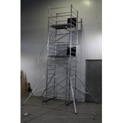 Вишка-тура алюмінієва ВТ10 базовий комплект із трьома надбудовами Стандарт Вишгород