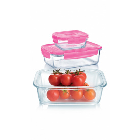 Набор контейнеров с сумкой LUMINARC PURE BOX ACTIVE, 3 шт. (6529086)