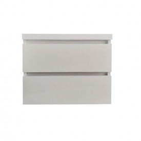 Подвесная пластиковая тумба The MIX Лями 3103 mat ламинация под умывальник 70 см Белый