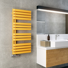 Полотенцесушитель водяной Terma Warp S 1110x500 soft 1023(жовта матова)