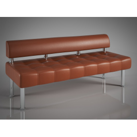 Диван Тонус без подлокотников Sentenzo 1600x600x700 Светло-коричневый