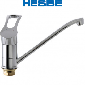 Смеситель для кухни елка на гайке HESBE HANSBERG (Chr-555) 25см
