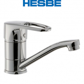 Змішувач для умивальника ялинка на шпильці HESBE CEBA (Chr-004) 15cm