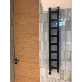 Рушникосушка водяна Terma Easy 1280x200 Black mat(9005 mat)