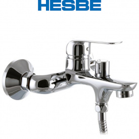 Змішувач для ванни короткий ніс HESBE DARIO EURO (Chr-009)