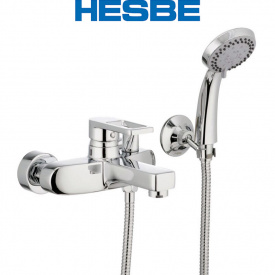 Змішувач для ванни короткий ніс HESBE GUDINI EURO (Chr-009)