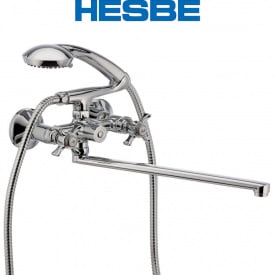 Змішувач для ванни HESBE ZEUS EURO (Chr-140)