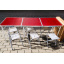 Комплект для пикника раскладной стол с 6 стульями RIAS 180х60х70 см алюминиевый (3_01419) Чернігів