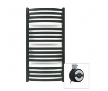 Полотенцесушитель електрический Terma D01 960х500 тен МОА Black mat