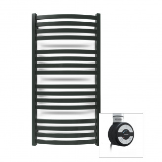 Полотенцесушитель електрический Terma D01 960х500 тен МОА Black mat
