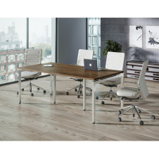 Стіл для переговорів Q-200 Loft-Design стільниця 2000х1000 мм дП горіх-модена