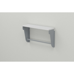 Полка настенная Ferrum-decor Свит 300x500x150 металл Серый ДСП Белое 16 мм (SVI0015) Харьков