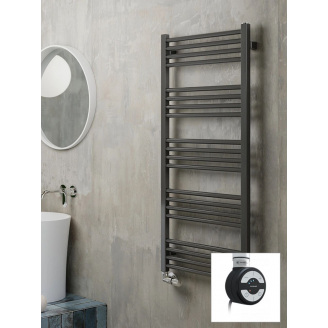 Полотенцесушитель электрический Terma Fiona 1140x530 Black mat тен MOA