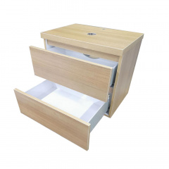 Подвесная пластиковая тумба The MIX Лями Wood 4236-oak mat ламинация под умывальник 70 см Дуб Харьков
