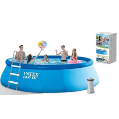 Бассейн наливной Intex 457х107 см 12430 л Blue (96759) Миколаїв