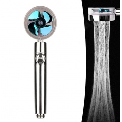 Лійка для душу водозберігаюча Turbocharged Shower Head з функцією стоп та обертанням на 360° (TSHN332) Лубни