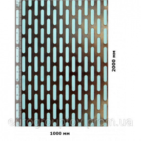 Лист перфорированный х/к PC Lv4x20-16x25/1/1000x2000