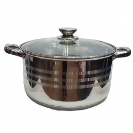 Кастрюля с крышкой Unique UN-5006 4.5L 22см Нержавеющая сталь