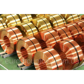 Лента медная 0,3х300 М2 мягкая твердая бухта отмотка ассортимент