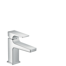 HANSGROHE METROPOL смеситель для раковины однорычажный 100, со сливным гарнитуром push-open, хром
