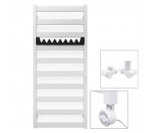 Полотенцесушитель комбинированный Terma Vivo 1150x500 White mat тен MOA + вентиль Integra