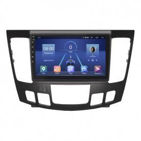 Штатная магнитола Lesko Hyundai Sonata V NF Auto AC 2008-2010 9" 6/128Gb 4G Wi-Fi GPS Top (10720-57351)