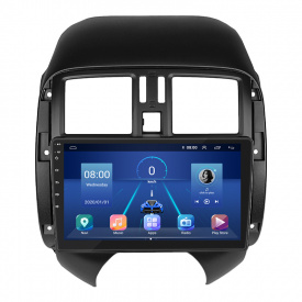 Штатная магнитола Lesko 9" Nissan Versa II 2012-2014 6/128Gb 4G Wi-Fi GPS Top (9533-43747)