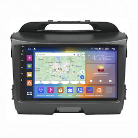 Штатная магнитола Lesko 9" Kia Sportage III 2010-2014 4/64Gb CarPlay 4G Wi-Fi GPS Prime