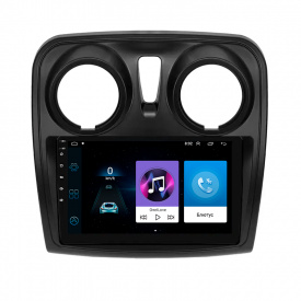 Штатная магнитола Lesko 9" Dacia Dokker I 2012-2017 1/16Gb Wi-Fi GPS Base (10226-44743)