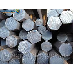 Шестигранник алюминиевый Д16Т 22мм без покрытия