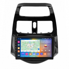Штатная магнитола Lesko 9" Chevrolet Spark III 2009-2016 4/64Gb CarPlay 4G Wi-Fi GPS Prime (10374-47574)