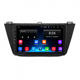 Штатная магнитола Lesko 10" Volkswagen Tiguan II Рестайлинг 2020-н.в. 2/32Gb/ Wi-Fi Optima (9654-38719)