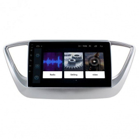 Штатная магнитола Lesko Hyundai Solaris II 2017-2020 9" 1/16Gb/ Wi-Fi GPS Optima (9324-41310)