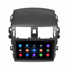 Штатная магнитола Lesko для Toyota Corolla X (E140, E150) 2006-2012 экран 9" 1/16Gb/ Wi-Fi Optima GPS Android