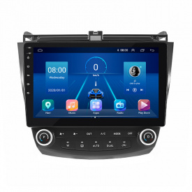Штатная магнитола Lesko 10" Honda Accord VII Рестайлинг 2005-2008 6/128Gb 4G Wi-Fi GPS Top (8432-46271)